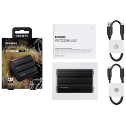 Samsung ext. SSD T7 Shield 1TBUSB 3.2 Gen 2 Black - thumbnail 1