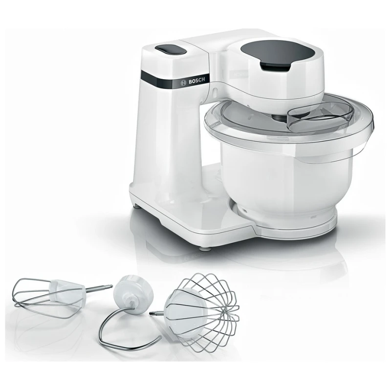 BOSCH kuhinjski aparat MUM Serie 2|,BIJELI, 700W 4 Brzine, Slastičarski set - image 1