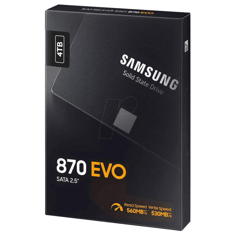 Samsung SSD 4TB 870 EVO2.5'' SATA3;V-NAND MLC560MB/s read,530MB/s write - image 1