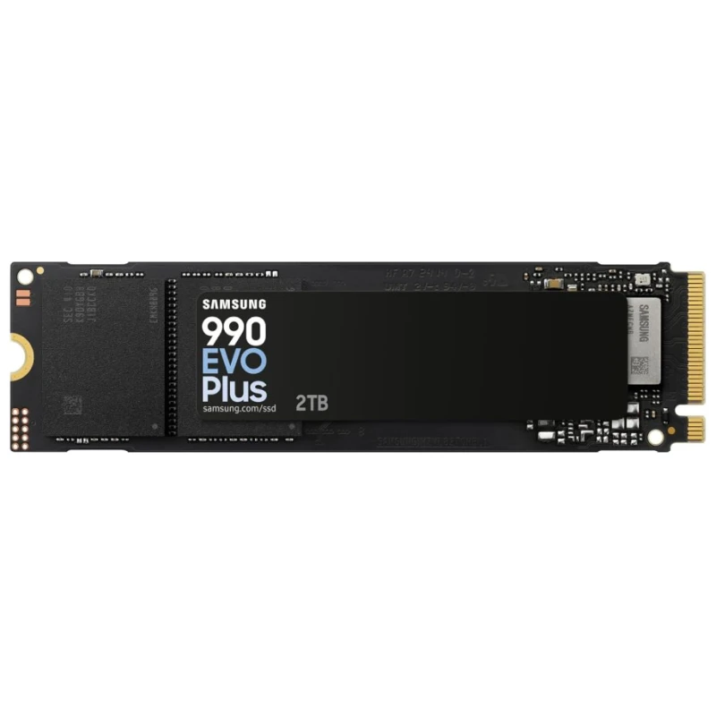 Samsung SSD 990 EVO PLUS 2TB2TB NVMe M.2,PCIe 4.0 x47250MB/s read,6300MB/s write - image 1