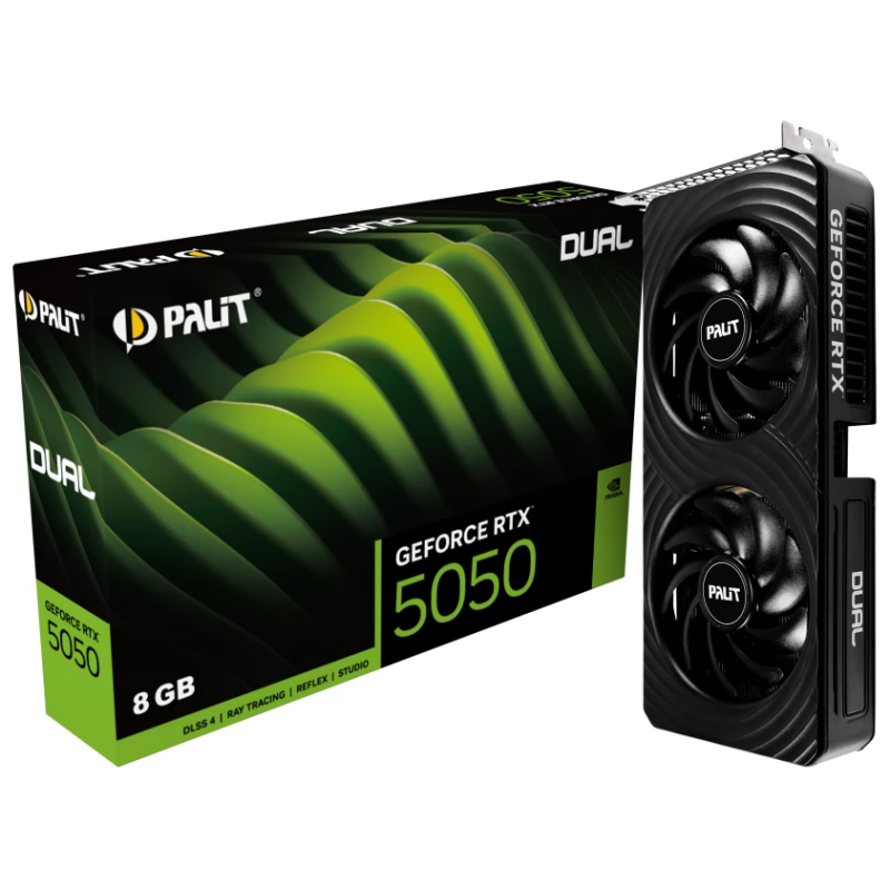 PALIT VGA 5050 Dual 8GB 8GB GDDR6, 128-bit,  3x DP, 1x HDMI - image 1