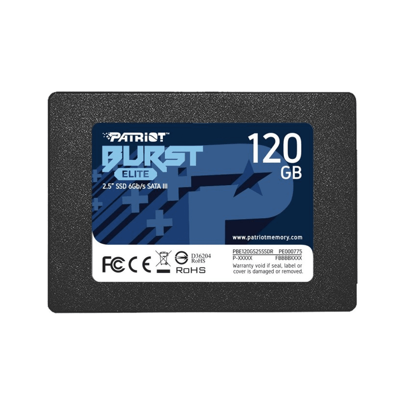 Patriot SSD 120GB 2.5'';SATA3, Burst Elite;up to R/W : 450/320MB/s; - image 1