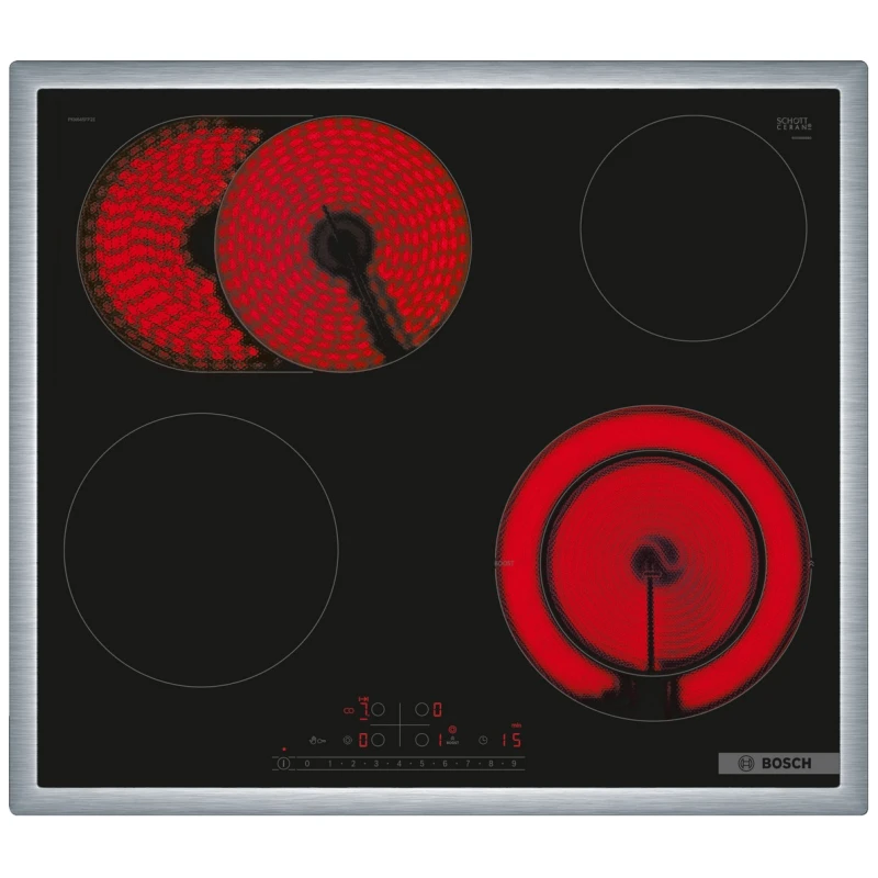 BOSCH Staklokeramička ploča Serie 6|, Inox okvir, 60 cm,Ekvivalent PKN645FP1E - image 1