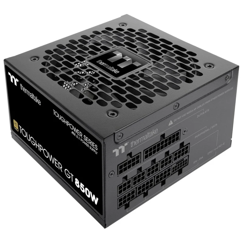 Thermaltake Toughpower GT 850w80+ Gold, full modular,ATX 3.1 native 12V-2x6 connector - image 1