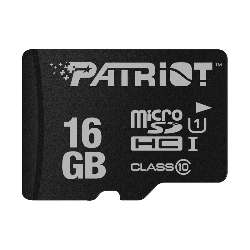 Patriot microSD 16GB;UHS-I, SDXC, U1, C10;up to 80MB/s read - image 1