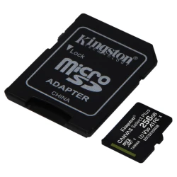 Kingston microSD 256GB Class10Canvas Select PlusSD adapter;100/85MBs,Class 10 UHS-I - thumbnail 2
