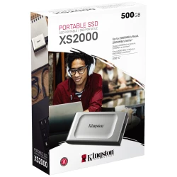 Kingston Ext SSD 500GB USB-CXS2000, R/W:2000/2000MBs - thumbnail 1