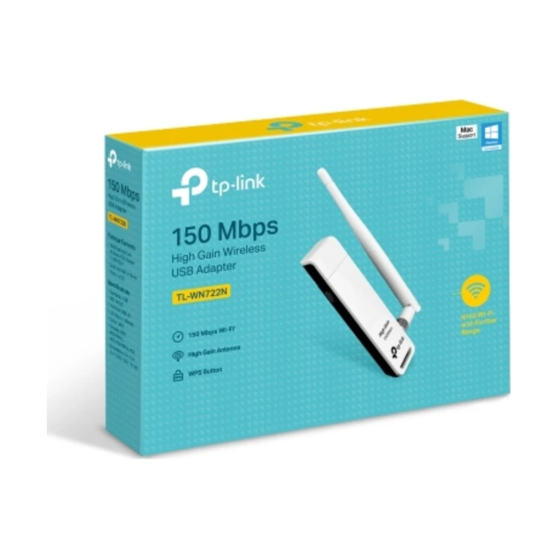 TP-Link TL-WN722N Wireless USBmrežna kartica, 150 Mbps - image 1