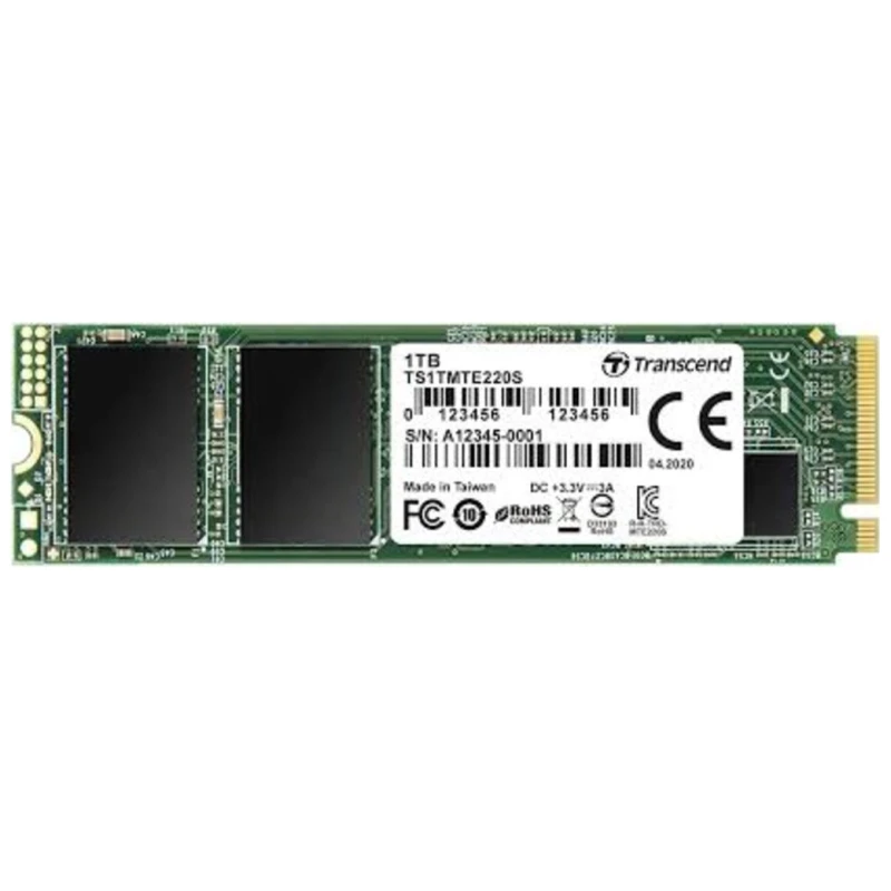 Transcend SSD 1TB M.2 NVMePCIe Gen3 x4,3,500/3200 MB/s - image 1