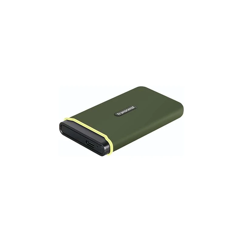 Transcend SSD 2TB PortableESD380C,Type C,USB 3.2rugged,anti-shock,military green - image 1