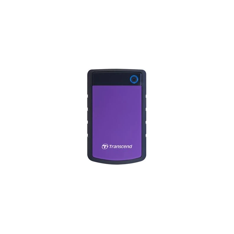 Transcend HDD 2TB StoreJet H3portable,anti-shock,purple - image 1
