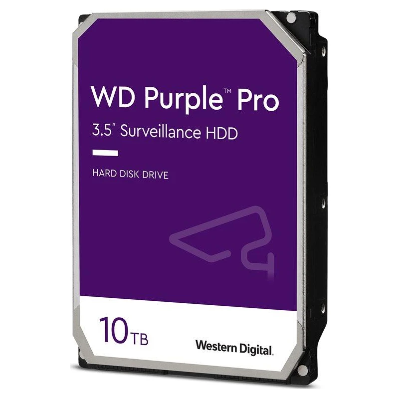 WD HDD 10TB Purple Pro 7200SATA,Smart Video HDD - image 1