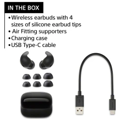 Sony LinkBuds True WirelessFit X; dizajn za udobnost;tezina 4,9g x 2; V2 procesor; noice cans - thumbnail 6