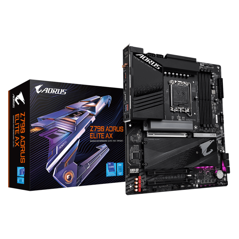 Gigabyte MB Z790 AORUS ELIT AXLGA1700; 4xDDR5; 4xM.2; 6xSATA10xUSB; HDMI, DP; WIFI; ATX - image 1