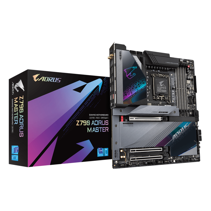 Gigabyte MB Z790 AORUS MASTERLGA1700; 4xDDR5; 5xM.2; 4xSATA14xUSB; DP; ATX; - image 1