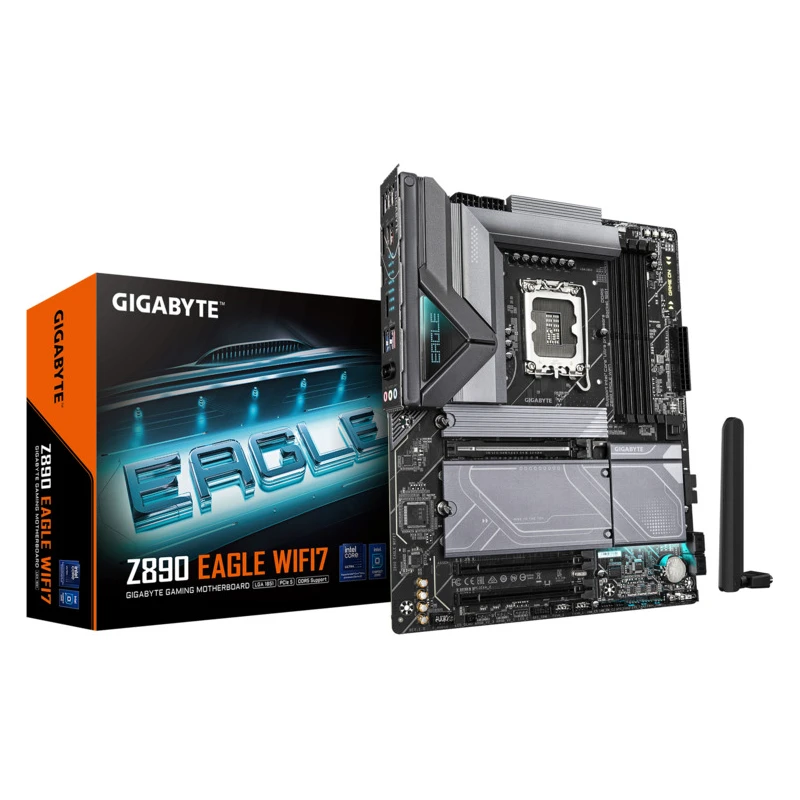 Gigabyte MB Z890 Eagle WIFI7LGA1851; 4xDDR5;4xM.2; 4xSATA;10xUSB; DP; ATX; RAID, THUNDERBOLT - image 1