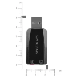 Zvučna kartica SPEEDLINK VIGO USB Sound Card, black, SL-8850-BK-01 - thumbnail 3