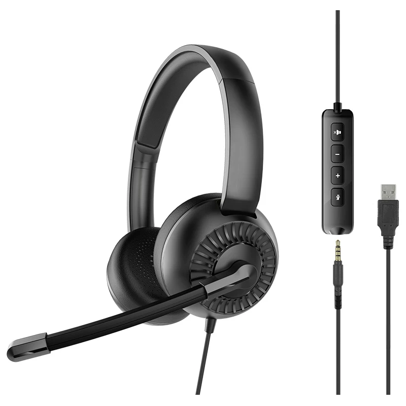 Slušalice sa mikrofonom SPEEDLINK METIS SL-870007-BK, 3,5mm + USB sound card - image 1