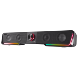 Zvucnik SPEEDLINK GRAVITY RGB, Stereo Soundbar, black, SL-830200-BK - thumbnail 1
