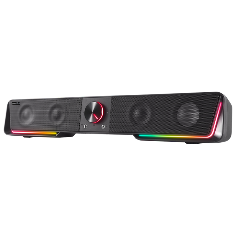 Zvucnik SPEEDLINK GRAVITY RGB, Stereo Soundbar, black, SL-830200-BK - image 1