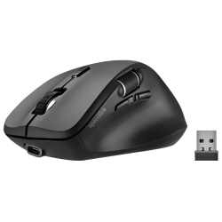 Miš SPEEDLINK LIBERA Rechargeable, wireless + bluetooth, Silent, rubber-black, SL-630021-RRBK - thumbnail 1