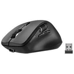 Miš SPEEDLINK LIBERA Rechargeable, wireless + bluetooth, Silent, rubber-black, SL-630021-RRBK - thumbnail 1