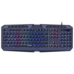 Tastatura SPEEDLINK LUDICIUM RGB Rainbow Gaming Keyboard, black - US Layout, SL-670004-BK-US - thumbnail 1