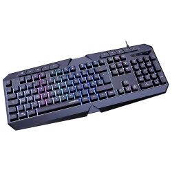 Tastatura SPEEDLINK LUDICIUM RGB Rainbow Gaming Keyboard, black - US Layout, SL-670004-BK-US - thumbnail 2