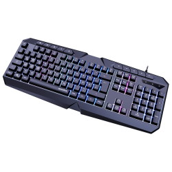 Tastatura SPEEDLINK LUDICIUM RGB Rainbow Gaming Keyboard, black - US Layout, SL-670004-BK-US - thumbnail 3