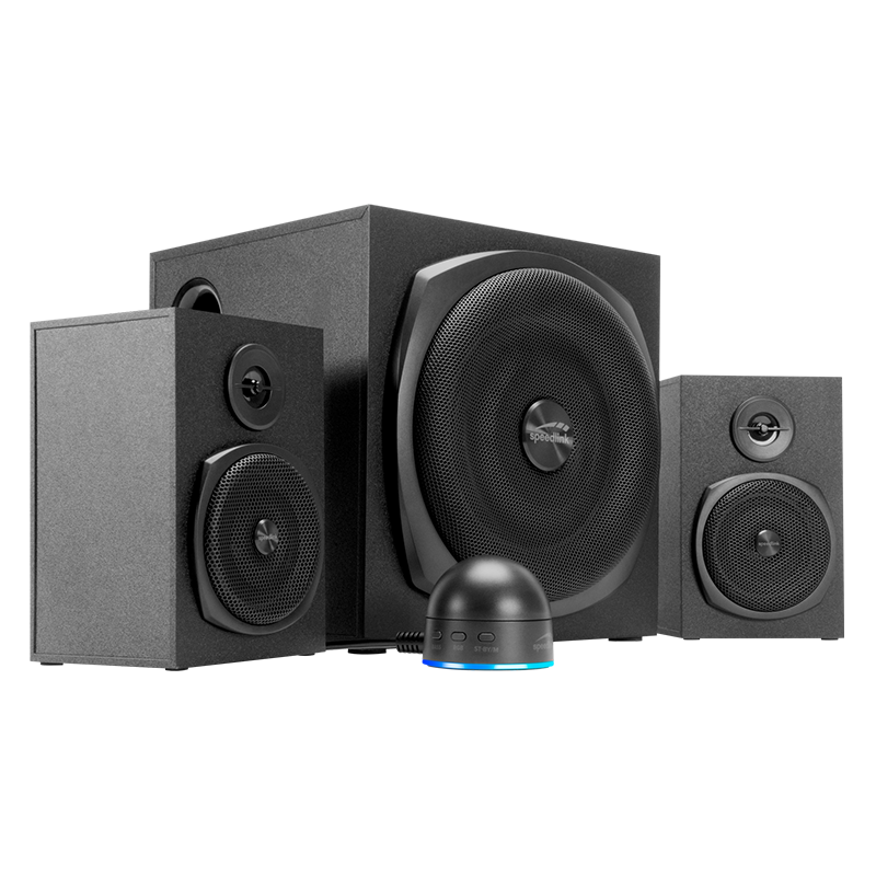 Zvučnici 2.1 SPEEDLINK GRAVITY LT 2.1 Subwoofer System, black, SL-820009-BK - image 1