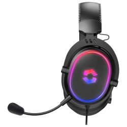 Slušalice sa mikrofonom SPEEDLINK CONUX RGB Stereo Gaming Headset - for PC/PS5/PS4/Xbox SeriesX/S/Switch 2/Switch/OLED/Lite , black, SL-860017-BK - thumbnail 3