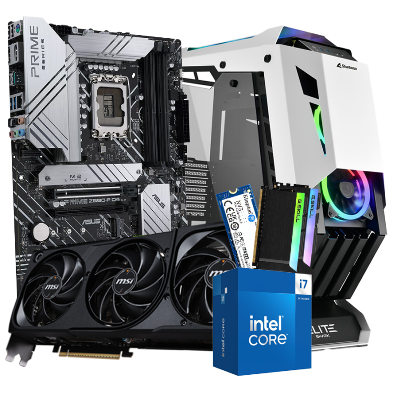 GNC GAMER ULTRA, Z690, i7-14700, RTX 5070 Ti 16GB, 32GB, SSD 1TB, PSU 1000W - image 1