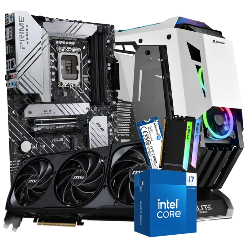 GNC GAMER ULTRA, Z690, i7-14700, RTX 5070 Ti 16GB, 32GB, SSD 1TB, PSU 1000W - image 1
