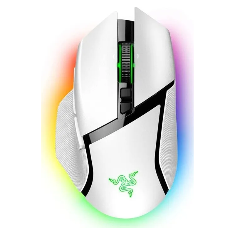 Miš Razer Basilisk V3 Pro - Ergonomic Wireless Gaming Mouse - White Edition - EU Packaging, RZ01-04620200-R3G1 - image 1