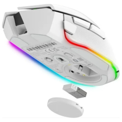 Miš Razer Basilisk V3 Pro - Ergonomic Wireless Gaming Mouse - White Edition - EU Packaging, RZ01-04620200-R3G1 - thumbnail 2