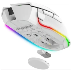 Miš Razer Basilisk V3 Pro - Ergonomic Wireless Gaming Mouse - White Edition - EU Packaging, RZ01-04620200-R3G1 - thumbnail 2