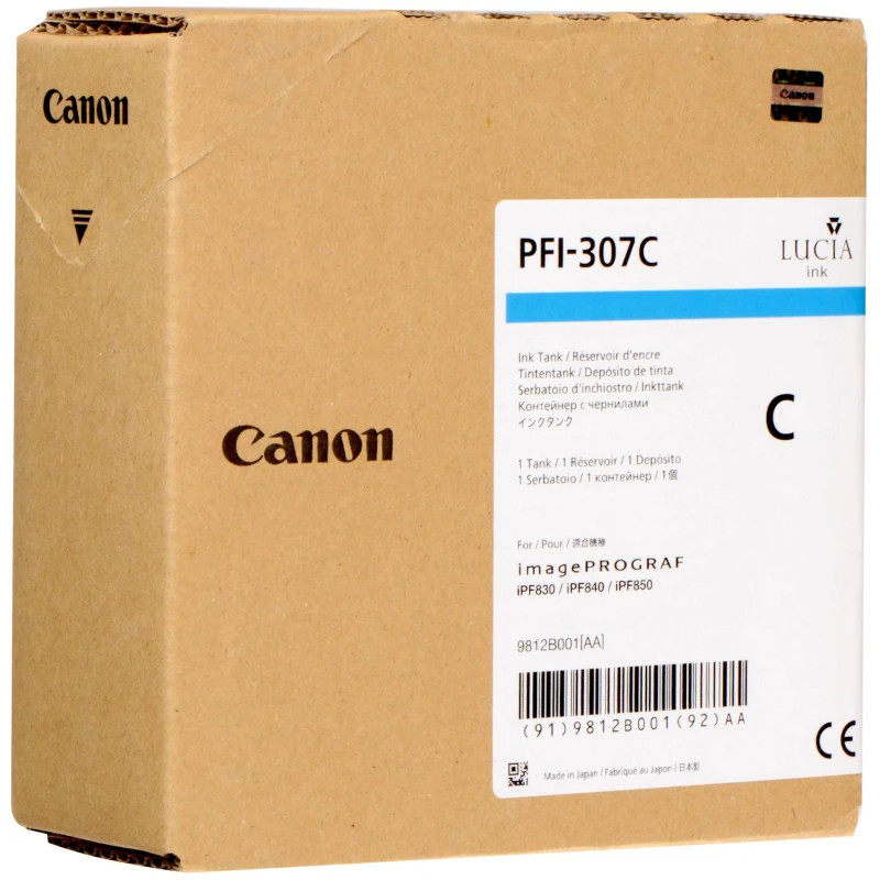 Tinta CANON PFI-307 Cyan - image 1