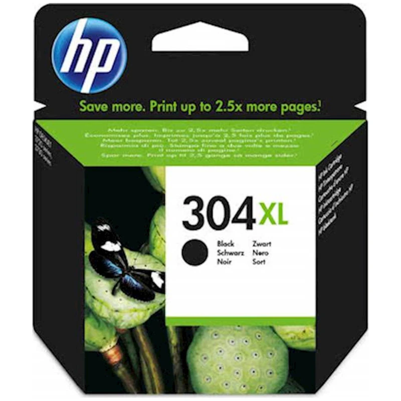 HP Crna tinta 304XL - Visoki kapacitet, oštar tekst - image 1