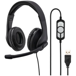 Slušalice Hama "HS-USB300" PC Office Headset Black - thumbnail 1