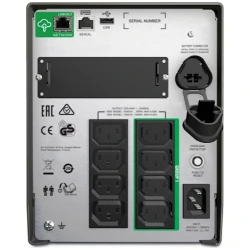 Smart-UPS APC, 1500VA, Tower, 230V, 8x IEC C13, SmartConnect Port+SmartSlot, AVR, LCD - thumbnail 4