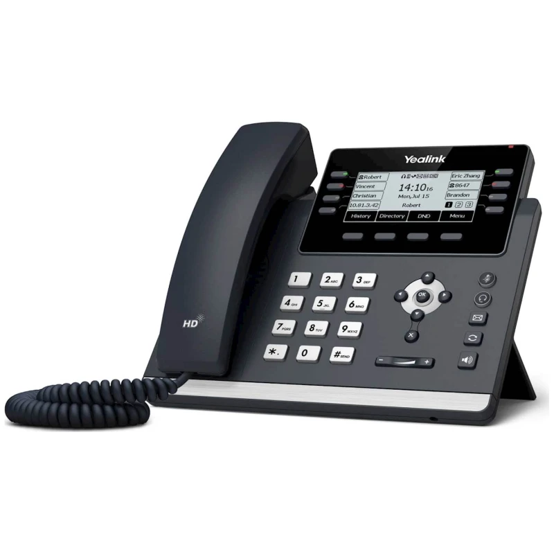 Yealink T43U IP Telefon - 3.7" ekran, HD Voice, Acoustic Shield, PoE - image 1