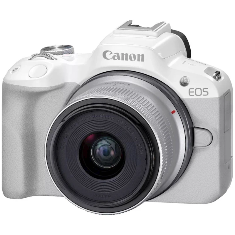 Fotoaparat CANON R50 + RFS18-45 WH - image 1