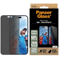 Zaštitno staklo PG iPhone 16/15 Privacy - thumbnail 1