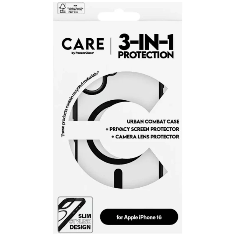 Bundle Care by PG iPhone 16 MagSafe Privacy BK - image 1