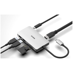 Hub DLINK 5u1 USB-C sa HDMI i SD/microSD - thumbnail 3