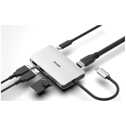 Hub DLINK 5u1 USB-C sa HDMI i SD/microSD - thumbnail 3