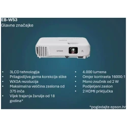Projektor Epson EB-W53 - thumbnail 6
