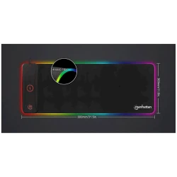 Podloga za miš MANHATTAN XXL RGB LED - thumbnail 6