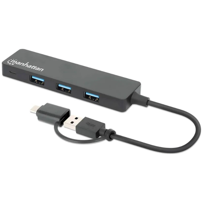 Hub MANHATTAN s 4 USB 3.0 Type-C/Type-A priključka - image 1