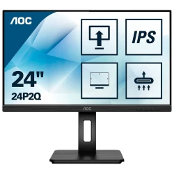 AOC Monitor 24P2Q IPS PRO 23.8" Full HD, 75Hz, IPS Full Ergo PRO - thumbnail 1